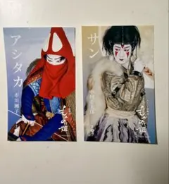 宮崎駿 もののけ姫 サン アシタカ 2 体セット レジンスタチュー