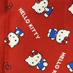 クラシカルHELLO KITTY リボンとキティ　オックス生地108×50