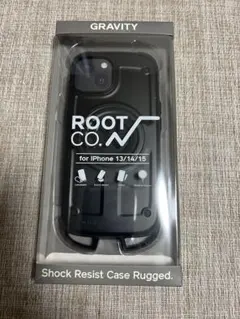 ROOT CO. iPhone 13/14/15用ケース ブラック