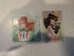セーラームーン　明治コラボ　マグネット&クリアカードセット