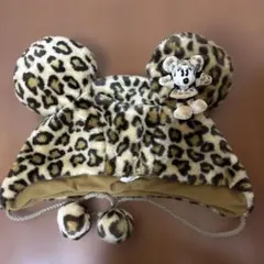 東京ディズニーリゾート 旧ヒョウ柄 ミニー ヒョウ柄ファンキャップ