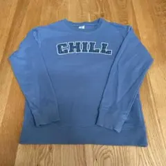トレーナー　スウェット　ライトブルー