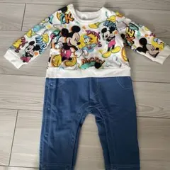 【新品】babydoll ミッキーマウスロンパース 80