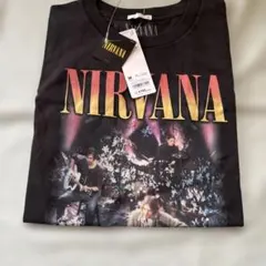 愛*様 GU NIRVANA グラフィックTシャツ ダークグレー Mのサムネイル