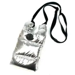 MONCLER モンクレール　ショルダーバッグ　クロスボディバッグ　シルバー