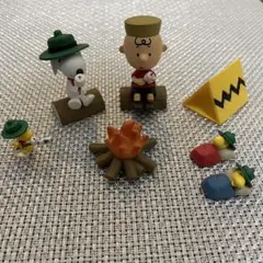 スヌーピー　キャンプ　ガチャ　コンプリートセット