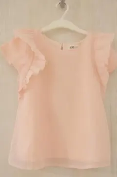 肩フリルのカットソー