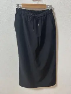 美品！グローバルワーク 美シルエット イージー　Iラインスカート