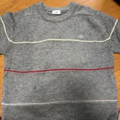 LACOSTE クルーネックセーター グレー 3