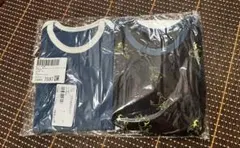 動物プリント シャツ肌着 2枚セット 70cm