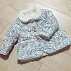 サマンサモスモス　S 100 花柄　ボア　アウター 95cm未満