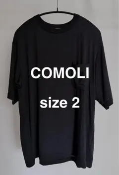 comoli サマーウール 半袖Tシャツ サイズ3 チャコール 26ss - メルカリ