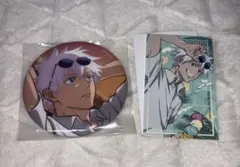 呪術廻戦 セガラッキーくじ 五条悟 缶バッジ 特典 シール