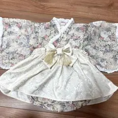 【バースデイ-cottoli】袴ロンパース 70cm 百日祝い お食い初め