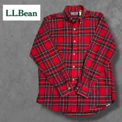 【90s USA製】L.L.Bean タータンチェック ネルシャツのサムネイル