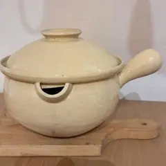 美品　TOJIKI TONYA トウジキトンヤ 伊賀焼 行平鍋 大のサムネイル