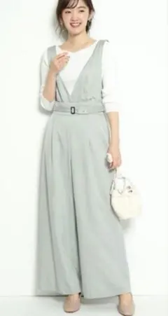 新品定価24000円＋税タグ付きアプワイザーリッシェグレー サロペット パンツ