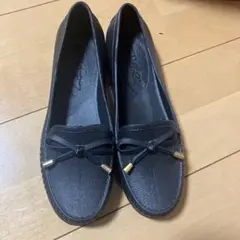 ★未使用品　美品★水洗い可能なローファー　黒　23.5 レディース　学生も