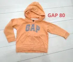 GAP フード付きトレーナー 80サイズ オレンジ