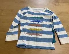 ストライプ 長袖カットソー 100cm