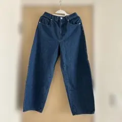 sm2rhythm ブルー ワイドレッグデニム