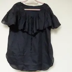 ノーリーズ　麻素材フリルブラウスのサムネイル