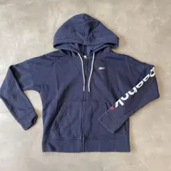 Reebok リーボック ジップアップパーカー ネイビー