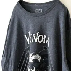 マーベル VENOMベノム Tシャツ XL グレー 灰色 古着のサムネイル