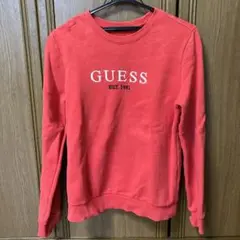 GUESS 赤 トレーナー EST. 1981