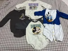 ベビー服　赤ちゃん　ロンパース　ディズニー　ミッキー　ドナルド