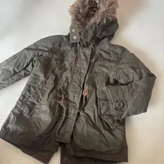 オリーブグリーン ミリタリージャケット 110