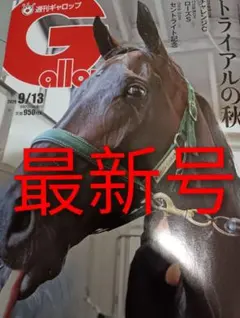 最新号 週刊ギャロップ 2026/9/13日号 Gallop 競馬 雑誌 JRA