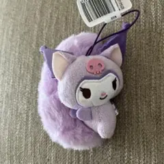 サンリオキャラクターズ　平成ふわふわ尻美マスコット　パープル　クロミちゃん
