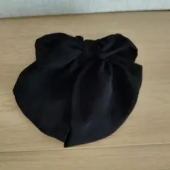 リボンつきお団子ヘアネットバレッタつき