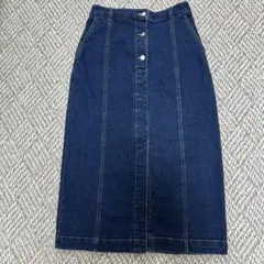 【Heather】デニムロングタイトスカート