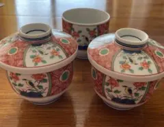 有田焼 古伊万里 喜峰窯　茶碗蒸し　蓋付き碗