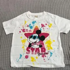 【100cm】新品未使用 ミッキー半袖Tシャツ 白 キッズ Disney