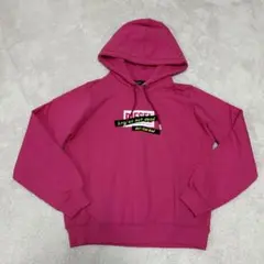 ♦︎新品未使用♦︎DIESEL♦︎ディーゼル♦︎ピンク パーカー ロゴ入り
