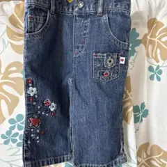 Carter's 刺繍デニムハーフパンツ6month 新品タグ付き