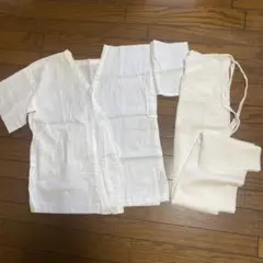 新品　日本製　和装　肌襦袢と裾除け　コットン100% ホワイト　上下セット