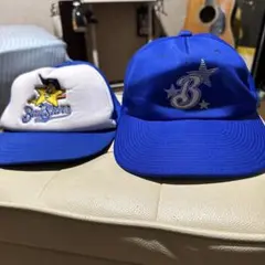 スタッフ支給品当時物 横浜DeNAベイスターズ キャップ 2点セット