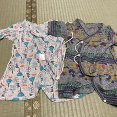 早い者勝ちオーシャンアンドグラウンド　ひも　ロンパース　新生児肌着