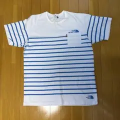 THE NORTH FACE ボーダー ポケット Tシャツ XLのサムネイル