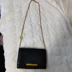 ZARA 黒チェーンショルダーバッグ