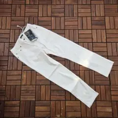 平日値引★ゴルフパンツ2本組●未使用レベル●ストレッチホワイトパンツ LL