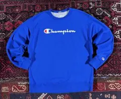 champion チャンピオン スウェット トレーナー ブルー L