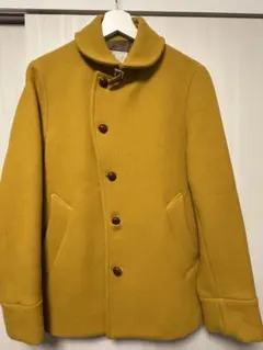 【値下】【美品】EDIFICE コート　マスタード