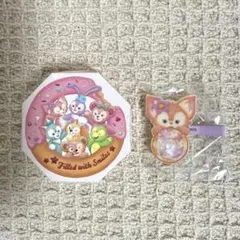 ディズニー　ダッフィー＆フレンズ　20周年　ヘアクリップ　リーナベル