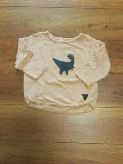 tutafuru 恐竜刺繍 トレーナー 100