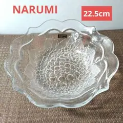 新品未使用　ナルミグラスコレクション　ガラス鉢　あじさい　デザート鉢　フルーツ鉢のサムネイル